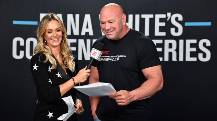 Laura Sanko and Dana White